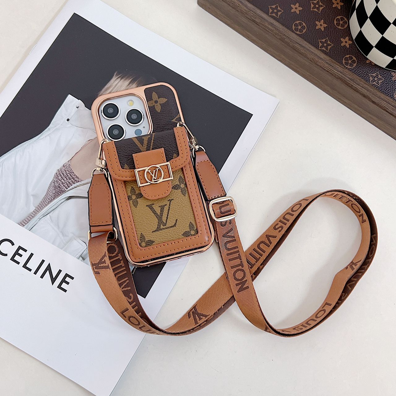 Louis Vuitton Phone Case Crossbody iPhone