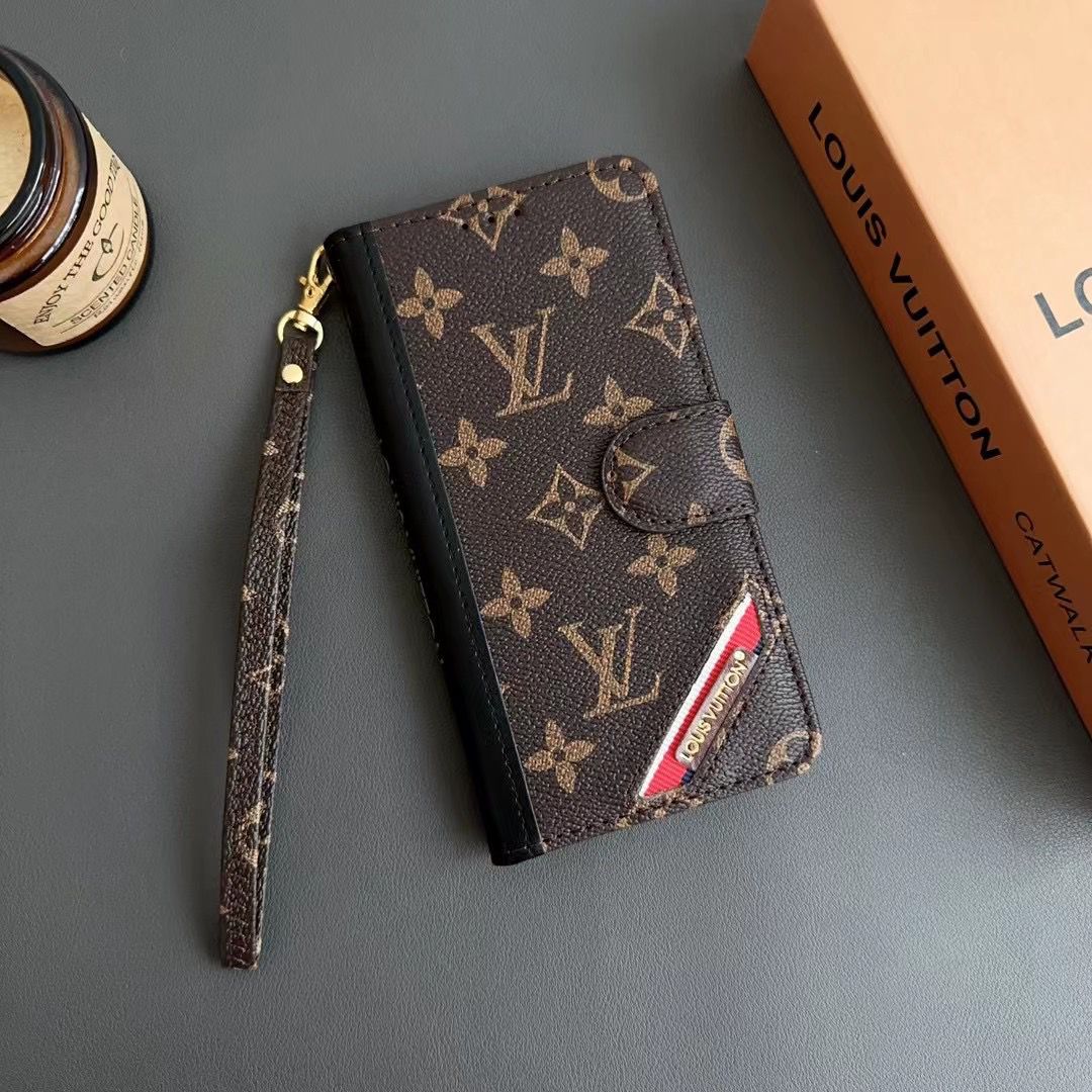 LV iPhone 16 Case Wallet 15 14 13 12 Pro Max Plus