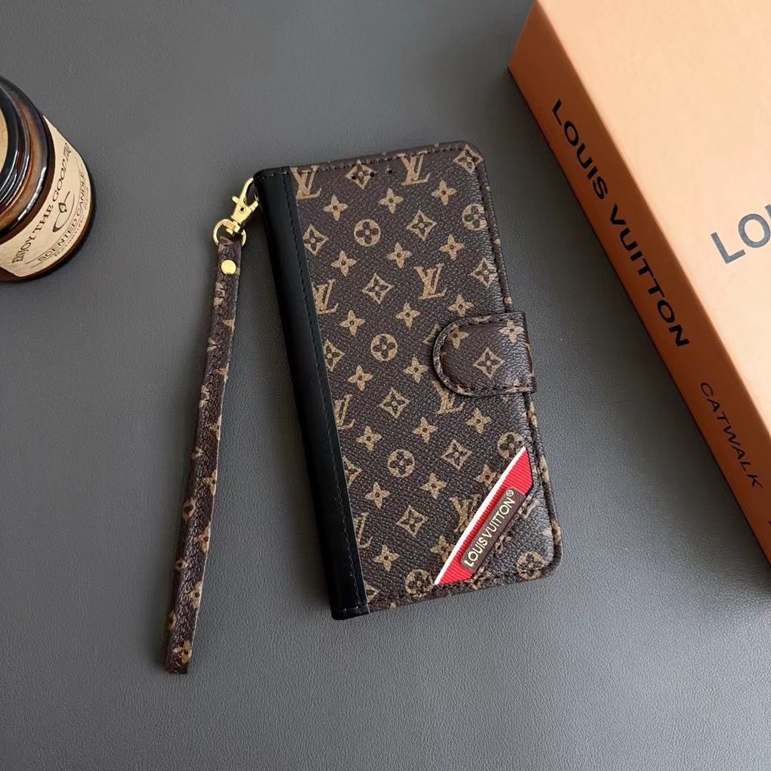 LV iPhone 16 Case Wallet 15 14 13 12 Pro Max Plus
