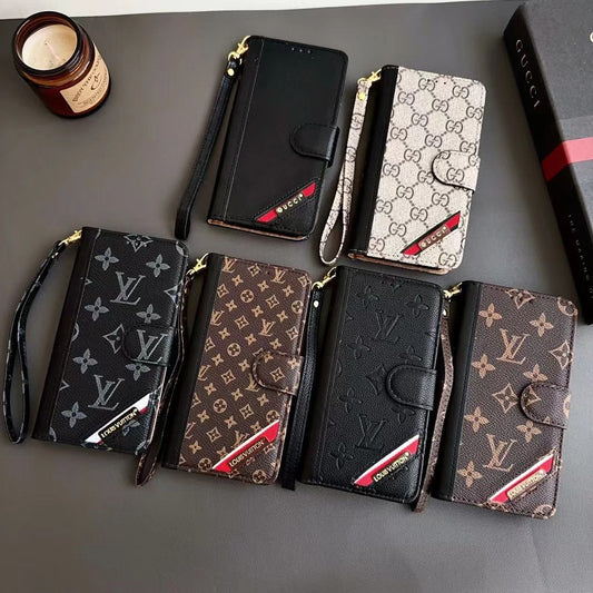 LV iPhone 16 Case Wallet 15 14 13 12 Pro Max Plus