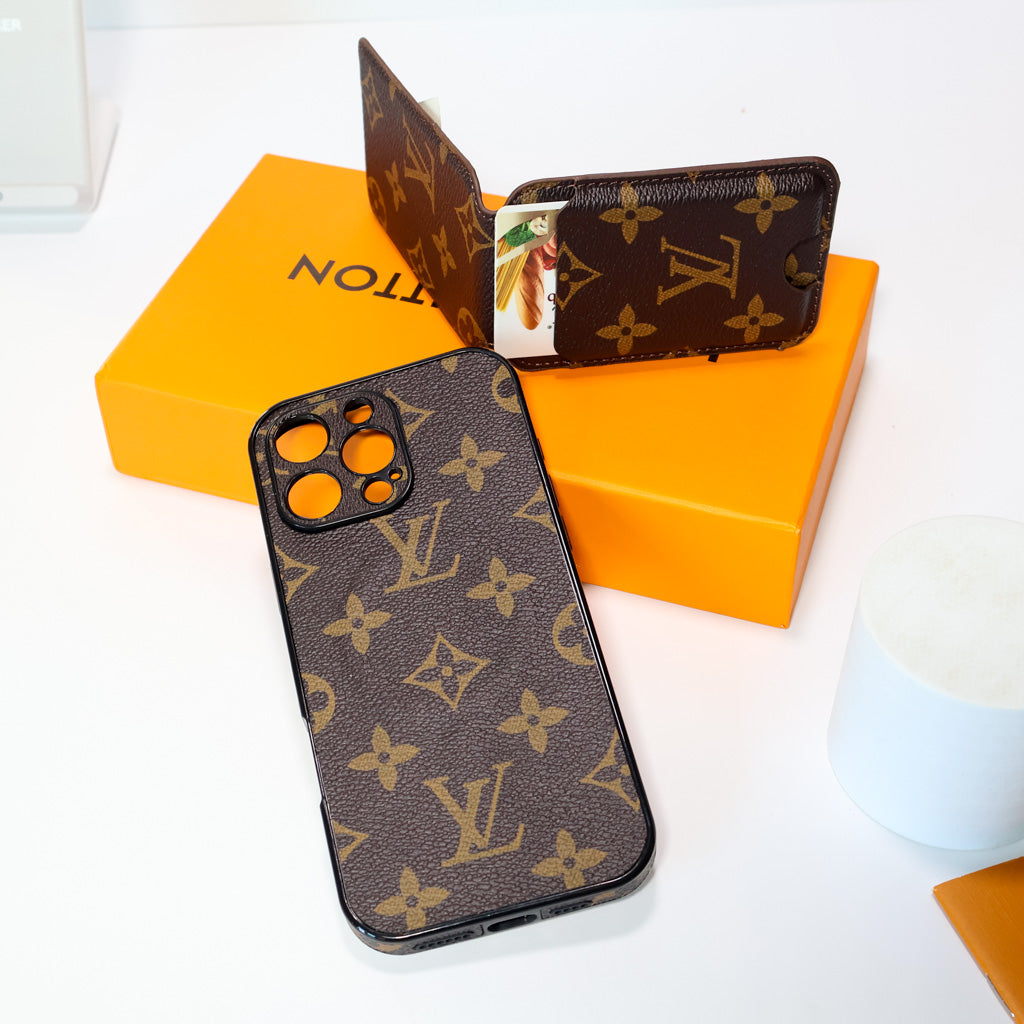 LV Magsafe iPhone Case With Card Holder 16/Pro/Pro Max/ Plus