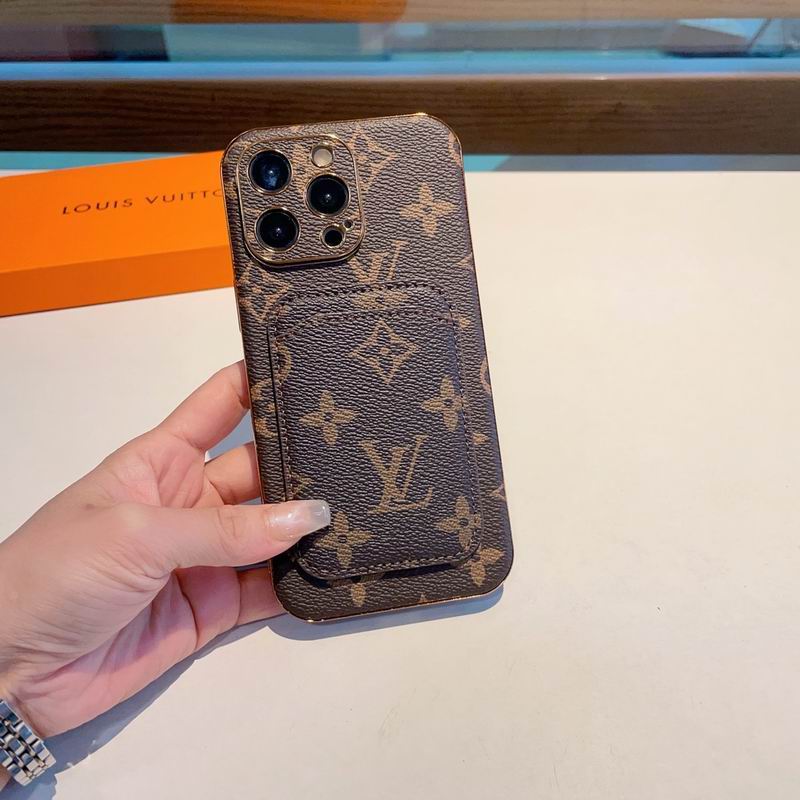 Louis Vuitton iPhone Case Card Holder Back Cover For iPhone