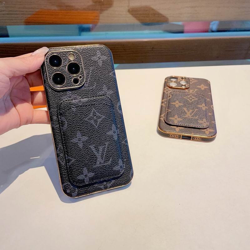 Louis Vuitton iPhone Case Card Holder Back Cover For iPhone
