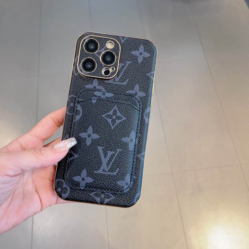 Louis Vuitton iPhone Case Card Holder Back Cover For iPhone