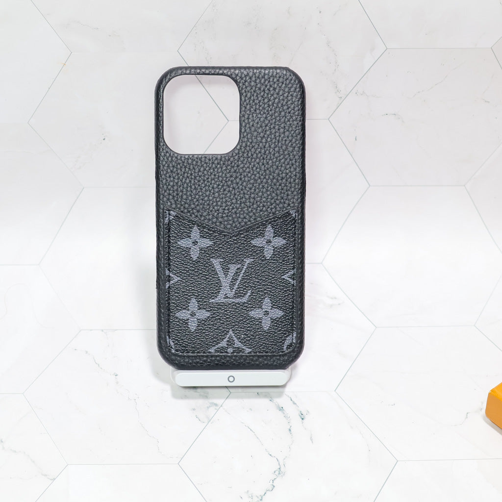 Black Monogram LV iPhone Case for 1217 Series