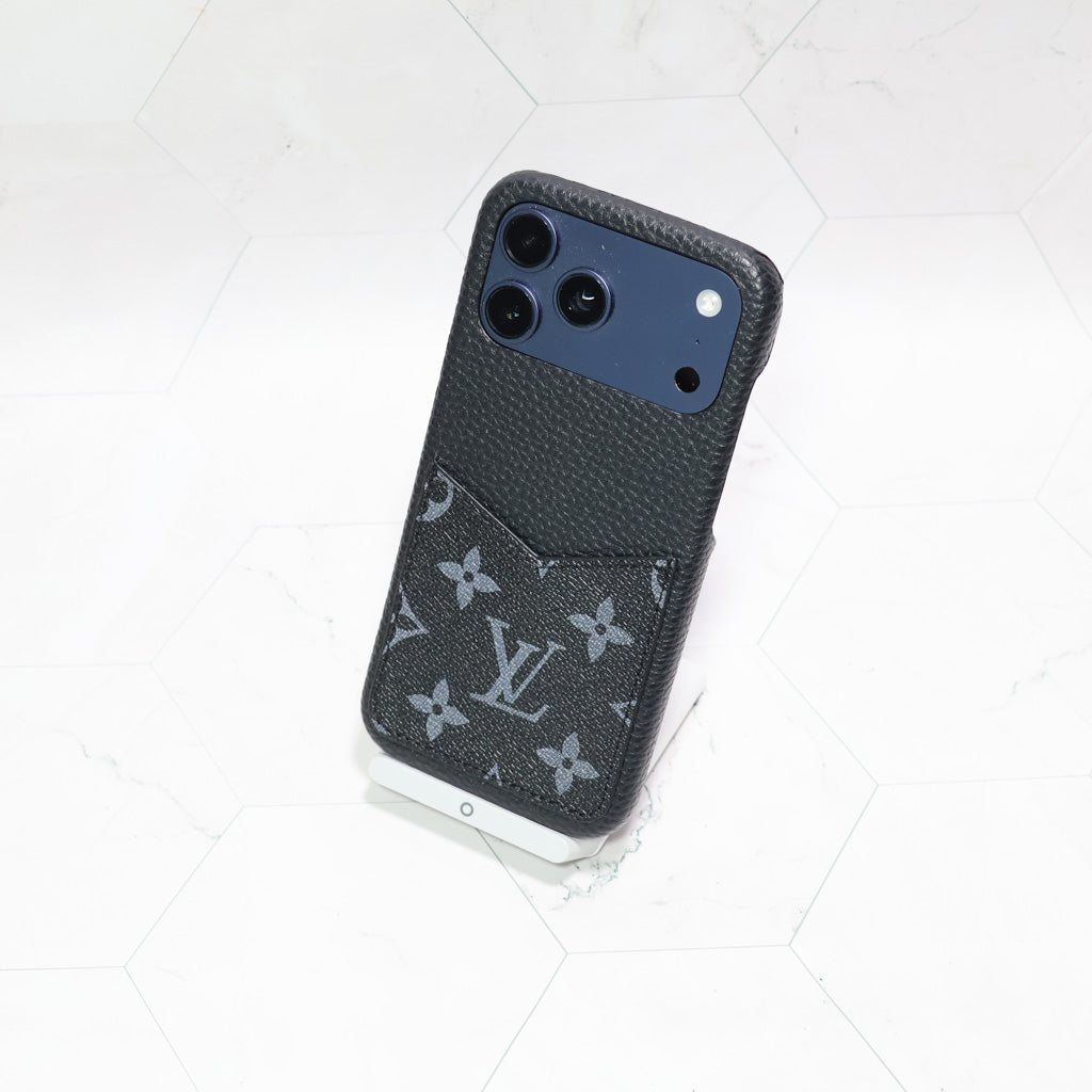 Black Monogram LV iPhone Case for 1217 Series