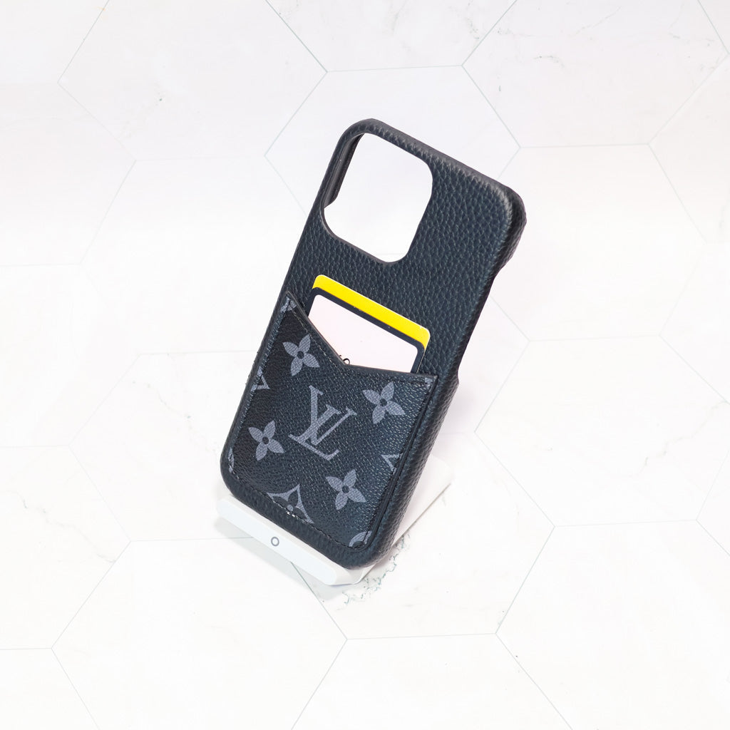Black Monogram LV iPhone Case for 1217 Series