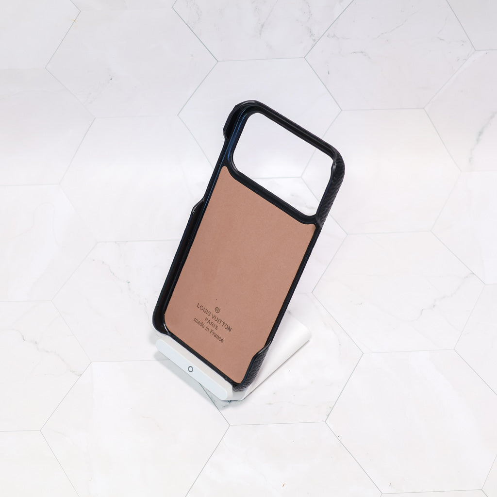 Black Monogram LV iPhone Case for 1217 Series