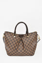 Louis Vuitton 2017 Damier Ebene Siena MM Zip Bag w/ Strap