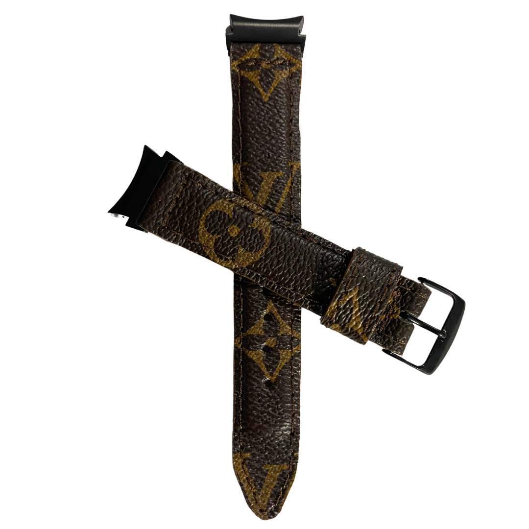 Gucci & Louis Vuitton Samsung Watch Band Upcycled