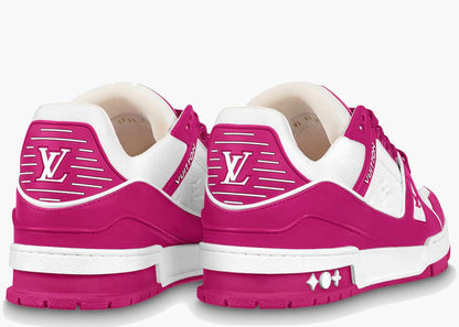Louis Vuitton&nbsp;Trainer Low White Fuchsia