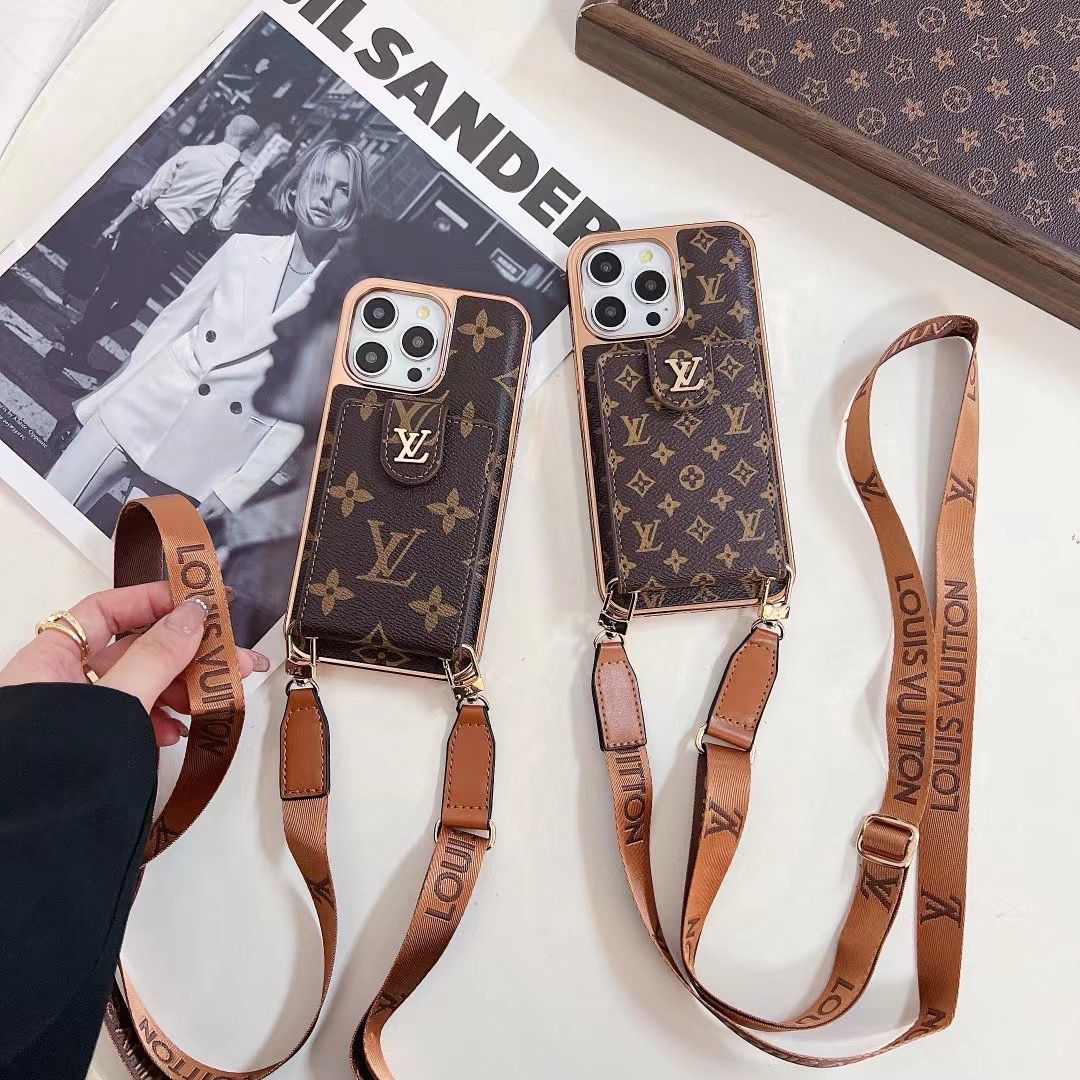 Luxury Crossbody Phone Case Card Holder iPhone