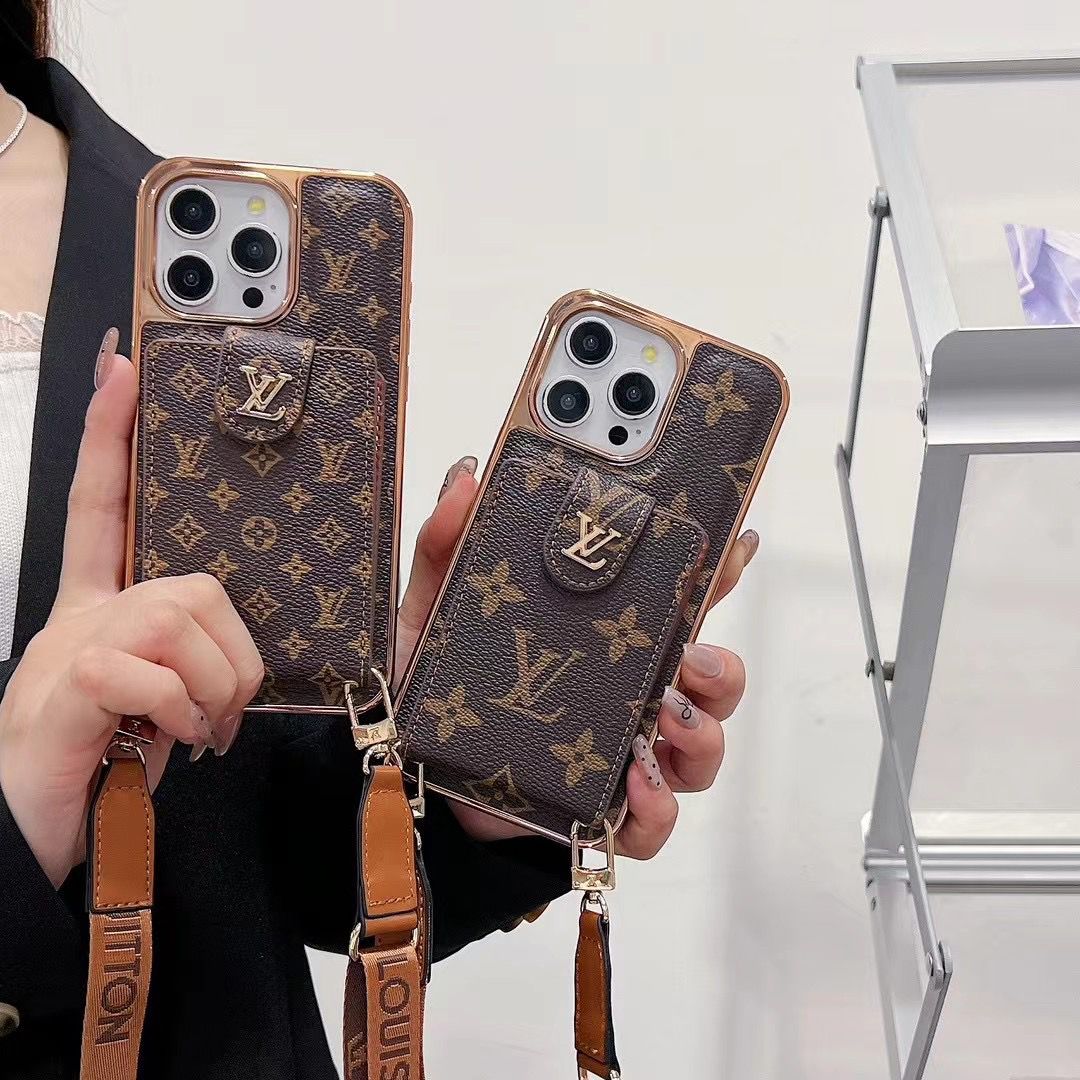 Luxury Crossbody Phone Case Card Holder iPhone