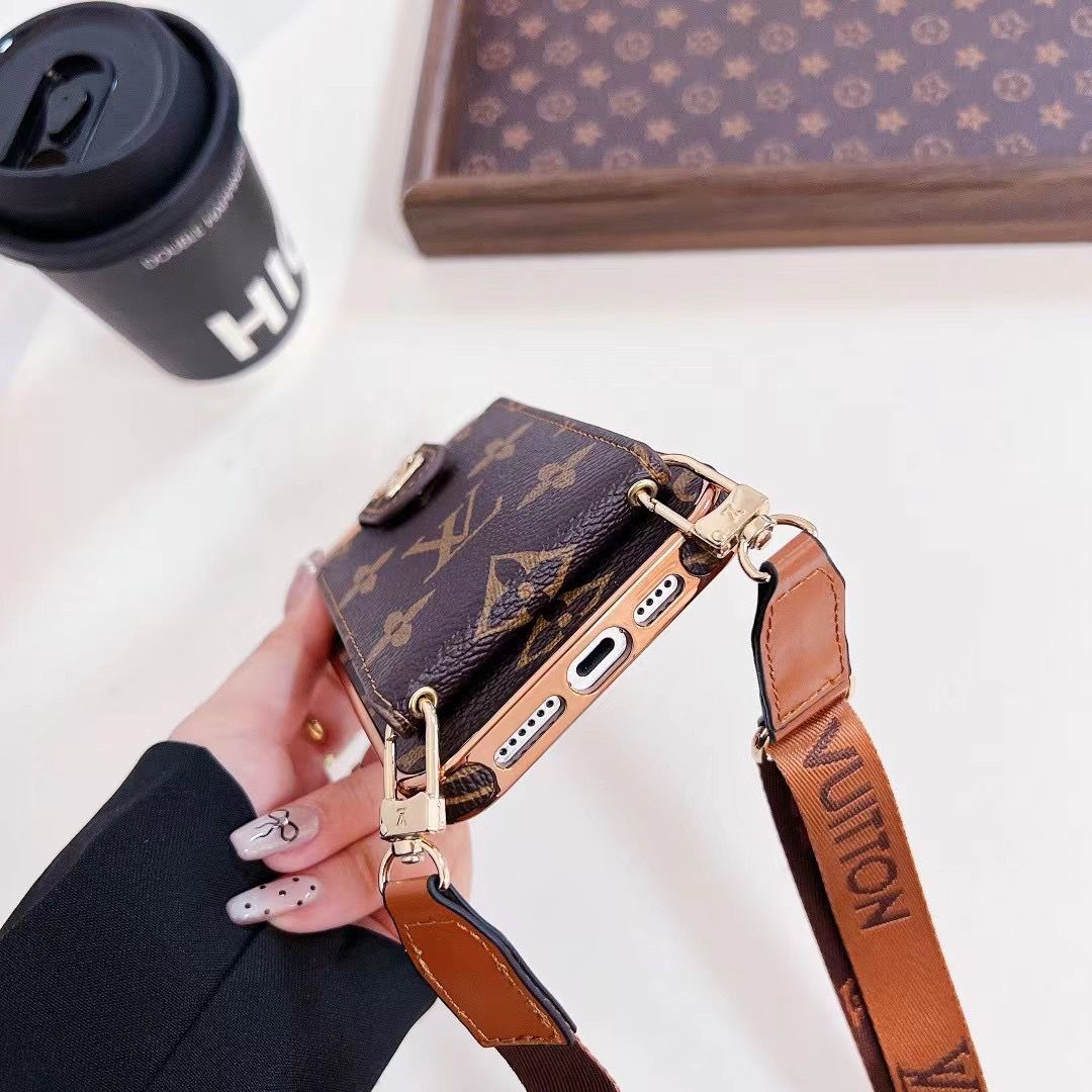 Luxury Crossbody Phone Case Card Holder iPhone