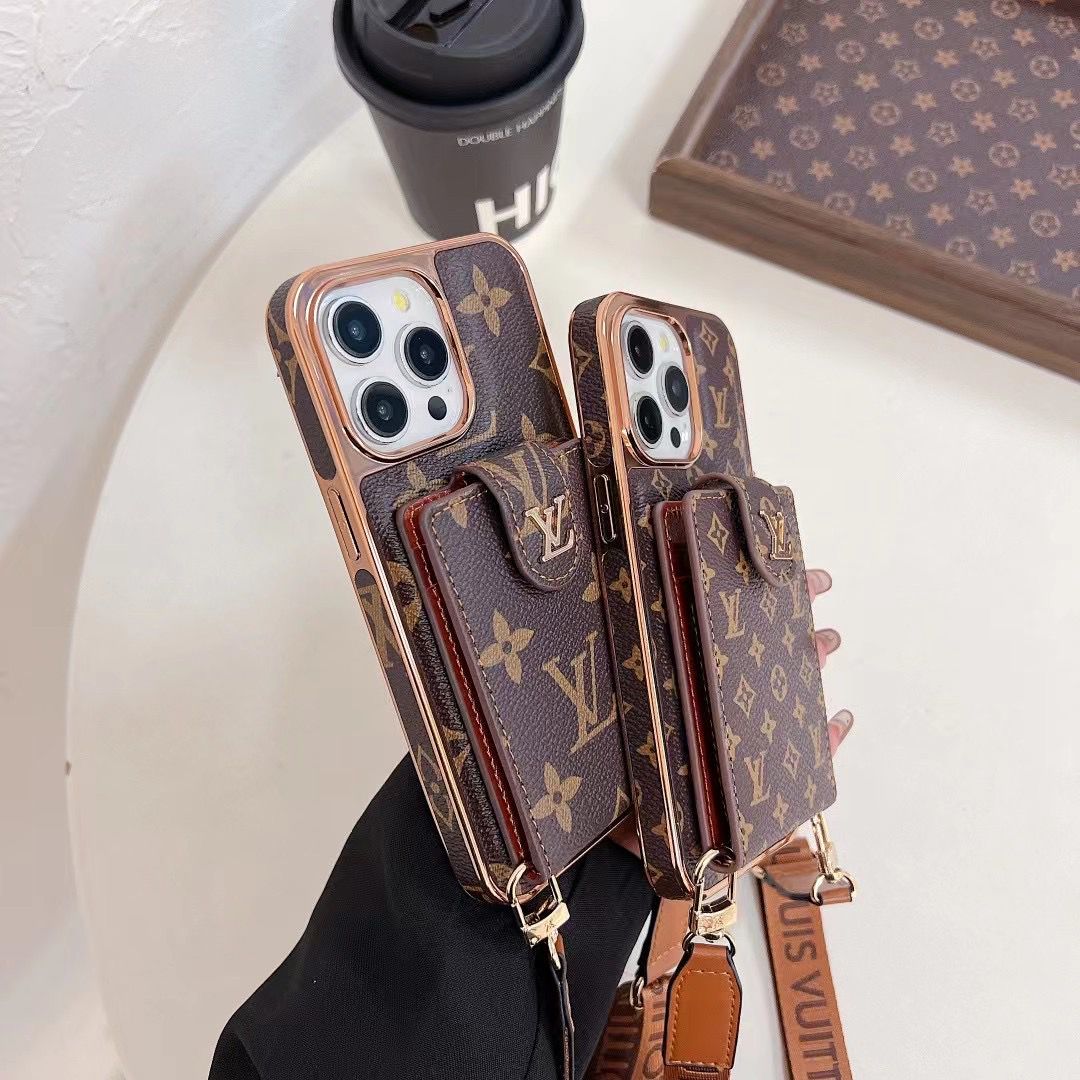 Luxury Crossbody Phone Case Card Holder iPhone