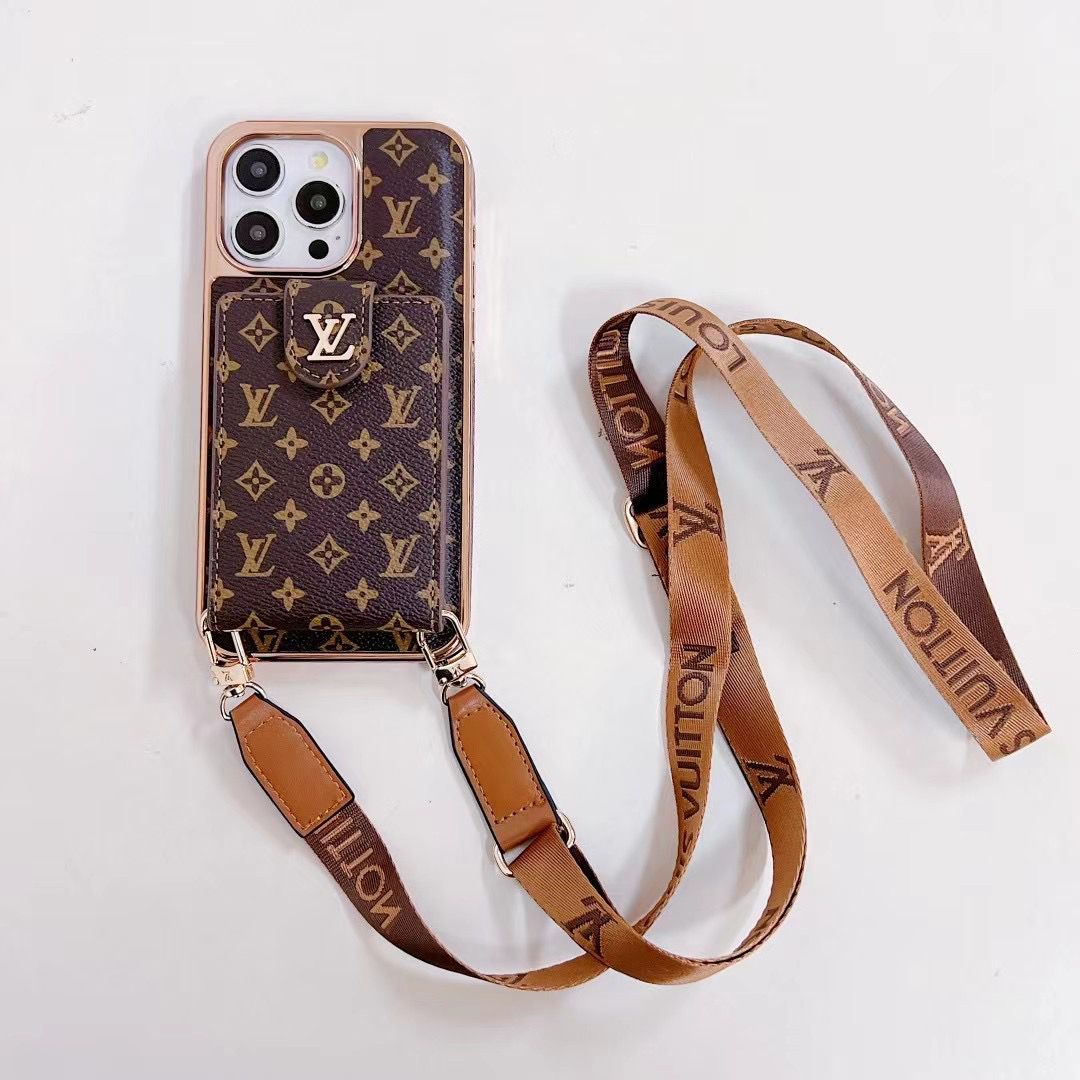 Luxury Crossbody Phone Case Card Holder iPhone