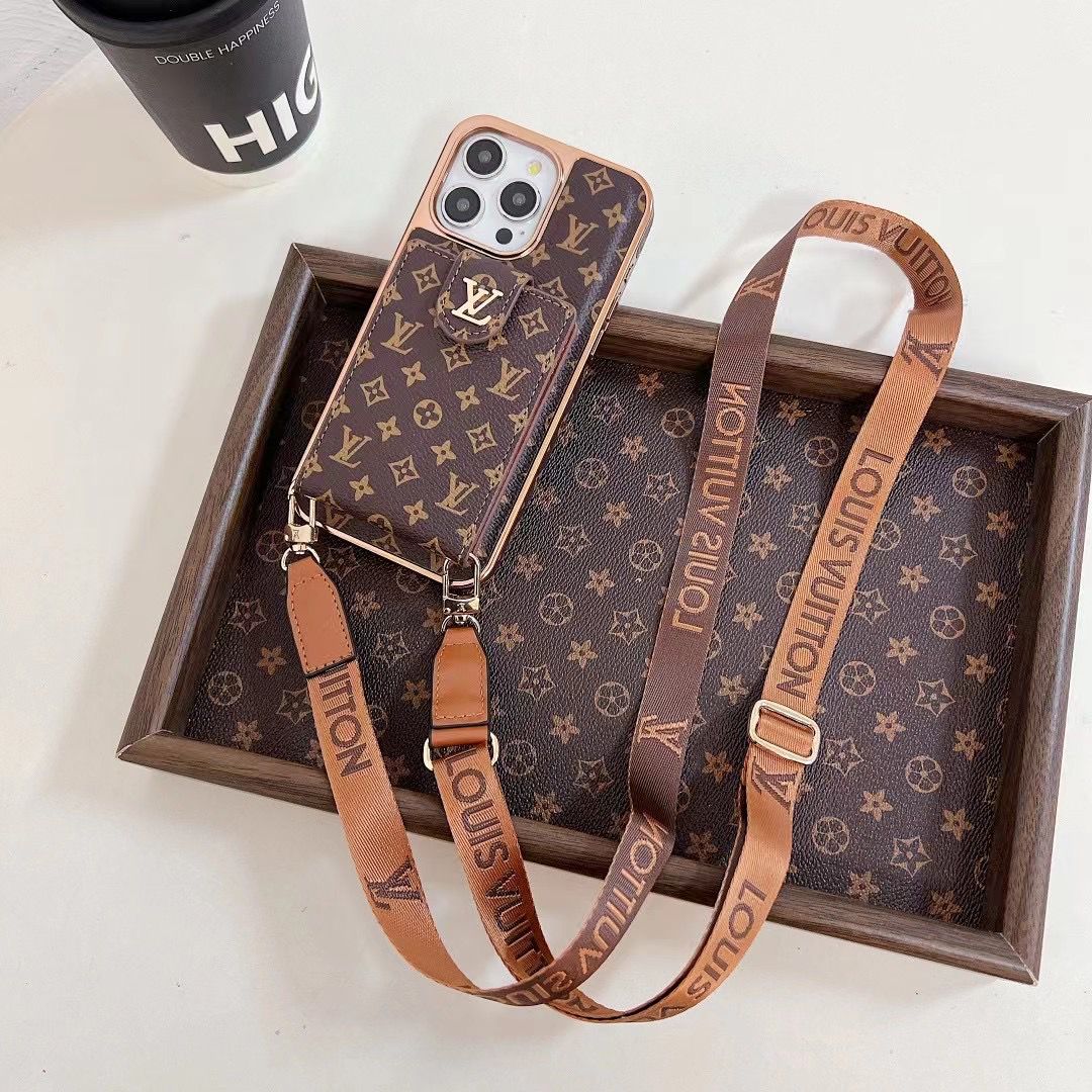 Luxury Crossbody Phone Case Card Holder iPhone