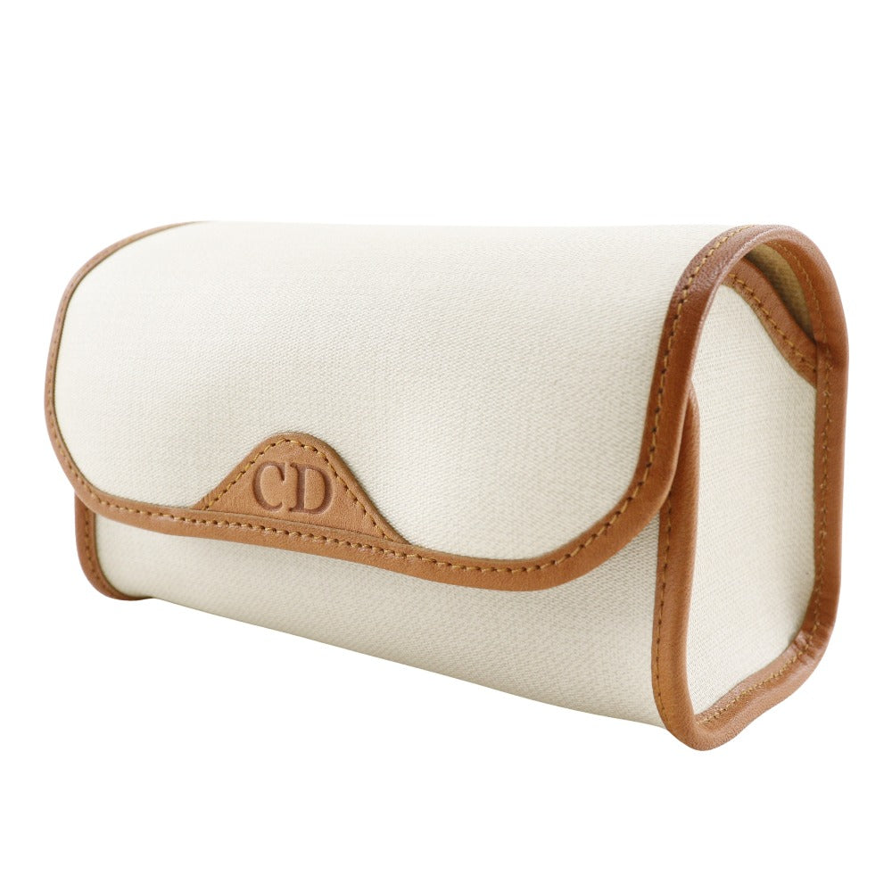 Christian Dior Pouch PVC off white novelty CD logo Women