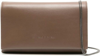 LOGO-DEBOSSED LEATHER CROSSBODY BAG