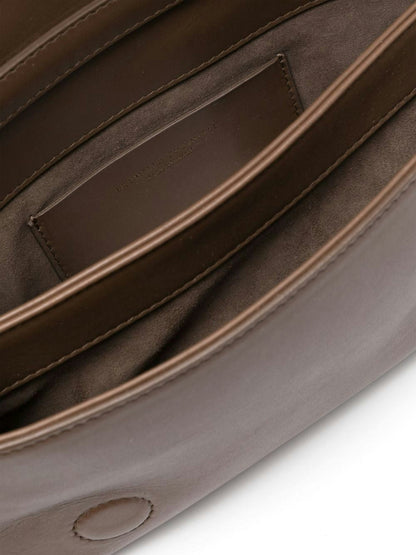LOGO-DEBOSSED LEATHER CROSSBODY BAG