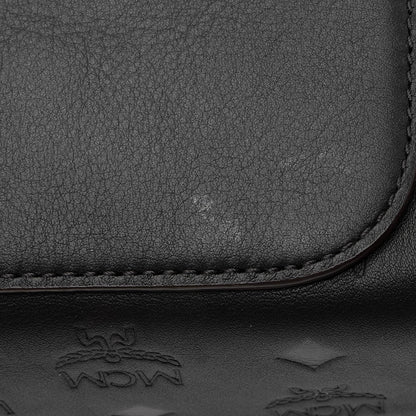 MCM Embossed Leather Essential Two Way Crossbody Bag
