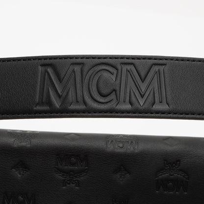 MCM Embossed Leather Essential Two Way Crossbody Bag