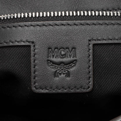 MCM Embossed Leather Essential Two Way Crossbody Bag