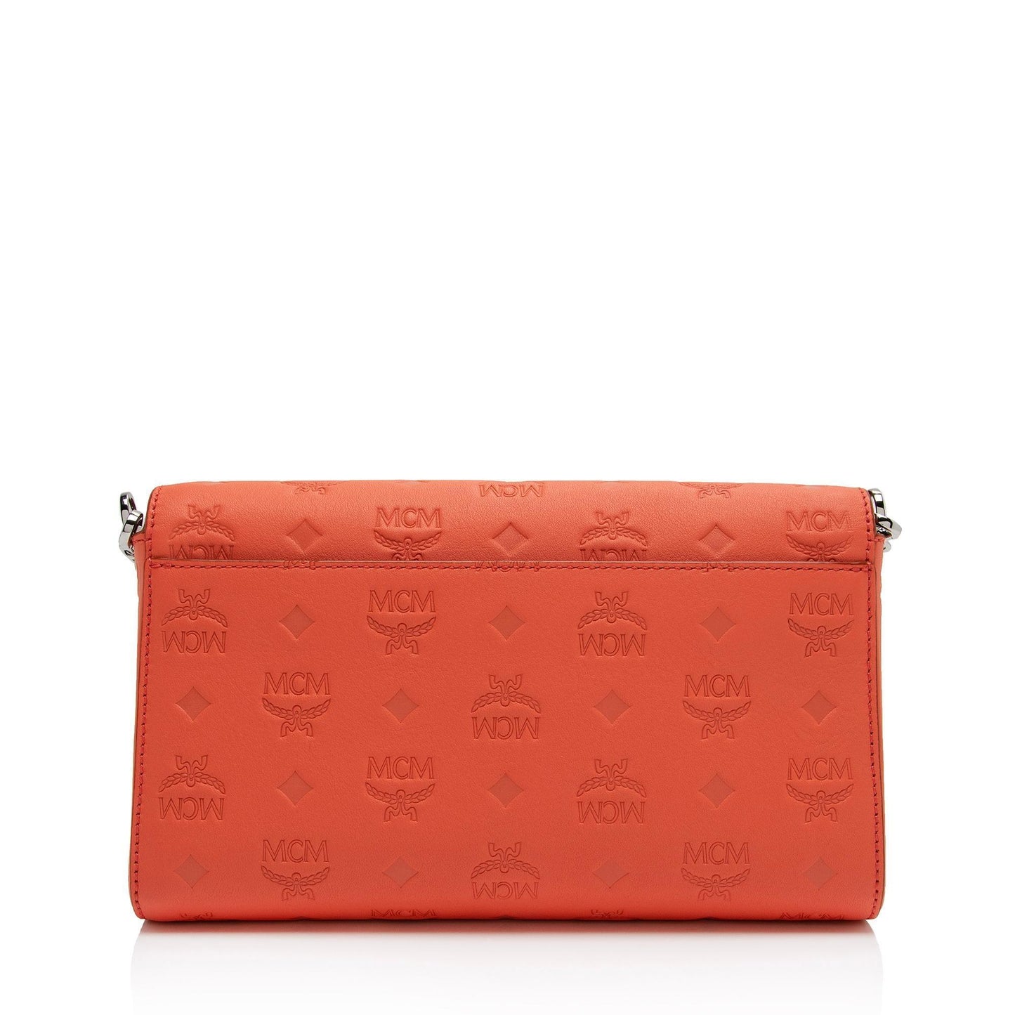 MCM Embossed Leather Millie Medium Crossbody Bag