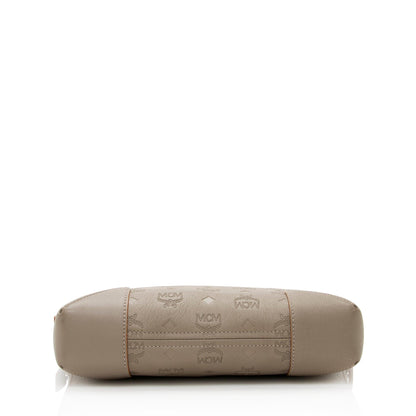 MCM Embossed Leather Klara Small Crossbody Bag