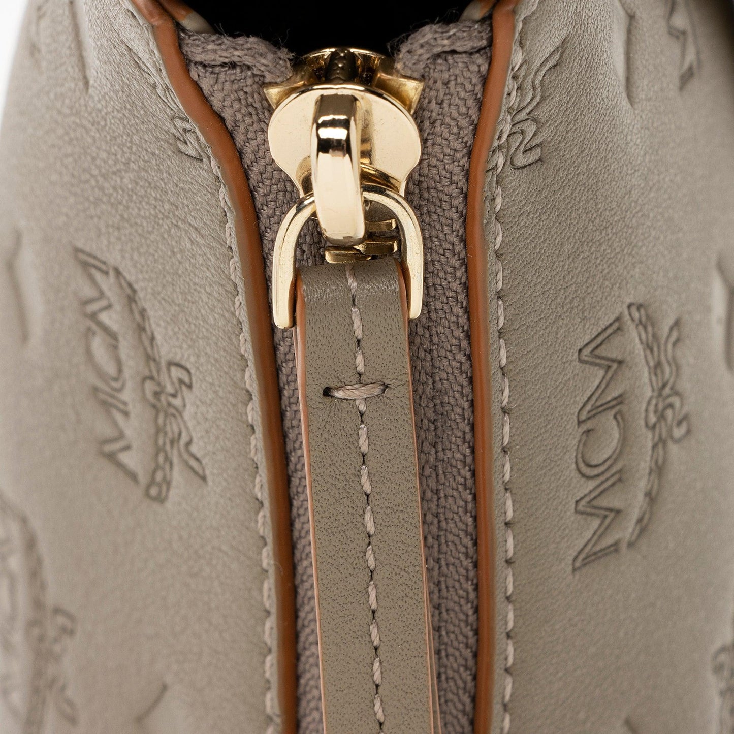 MCM Embossed Leather Klara Small Crossbody Bag
