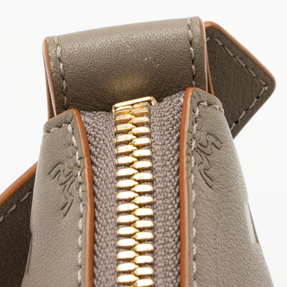 MCM Embossed Leather Klara Small Crossbody Bag