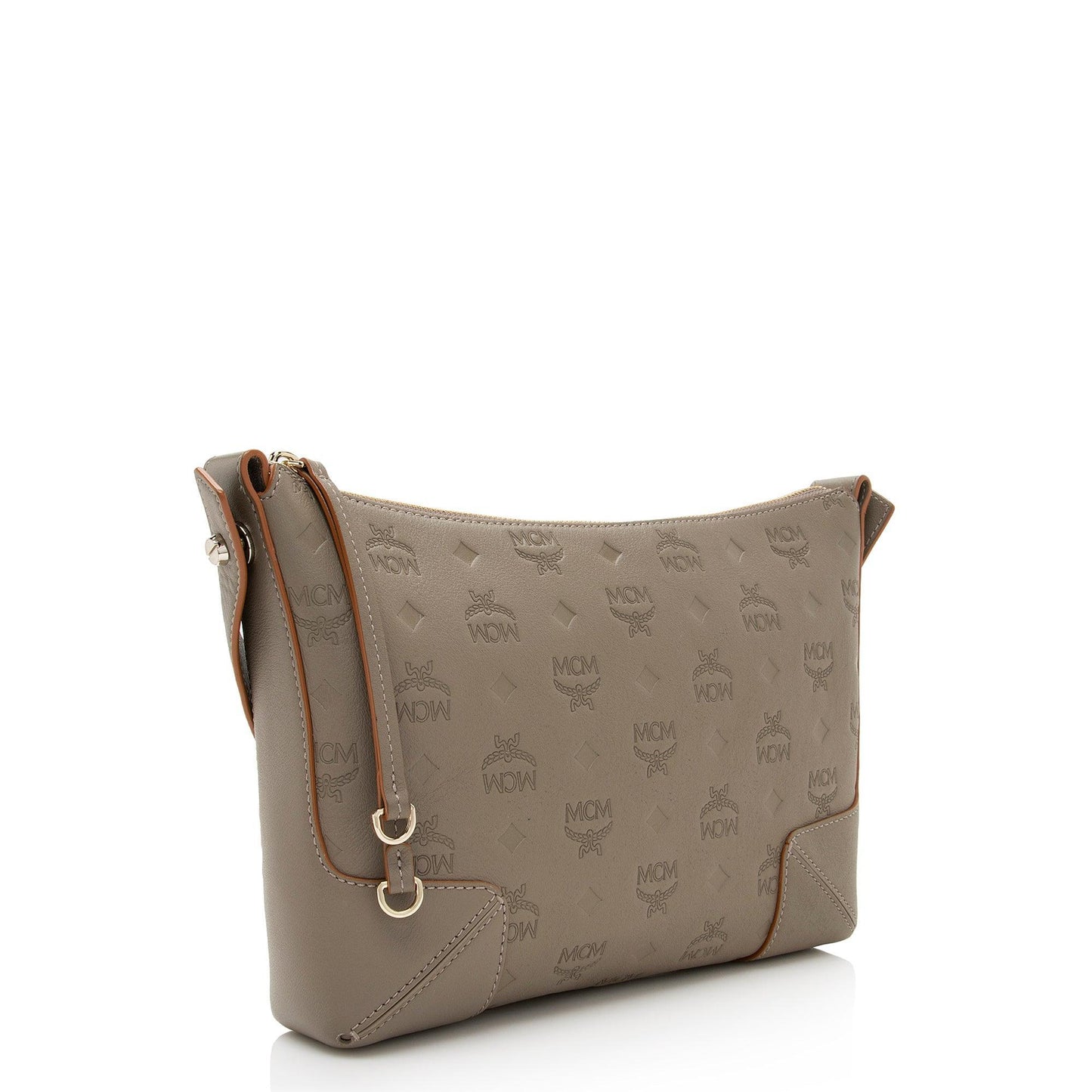 MCM Embossed Leather Klara Small Crossbody Bag