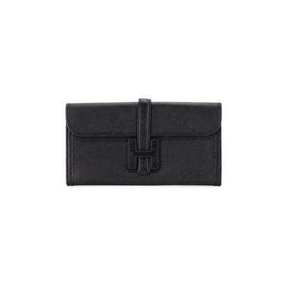 Luxury Hermes Jige Clutch Black 29 - X Stamp