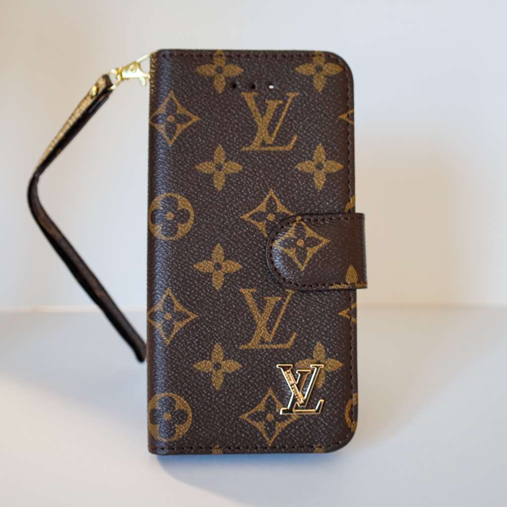 Louis Vuitton iPhone Wallet Case for X16 Pro Max Plus