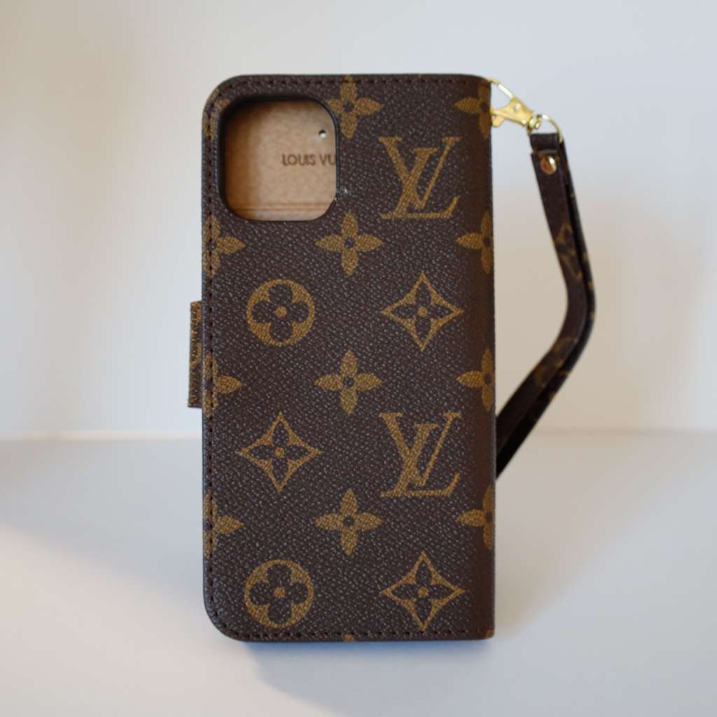 Louis Vuitton iPhone Wallet Case for X16 Pro Max Plus