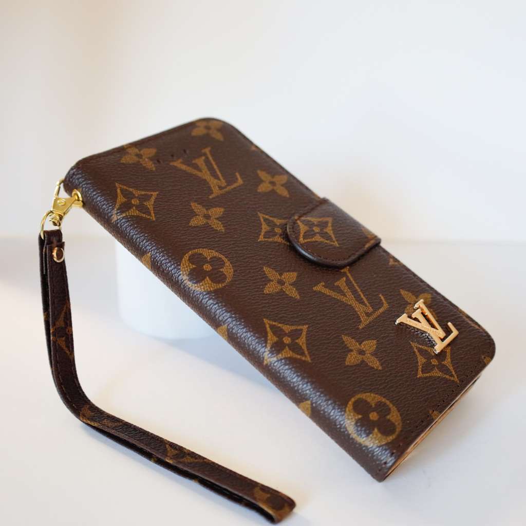 Louis Vuitton iPhone Wallet Case for X16 Pro Max Plus