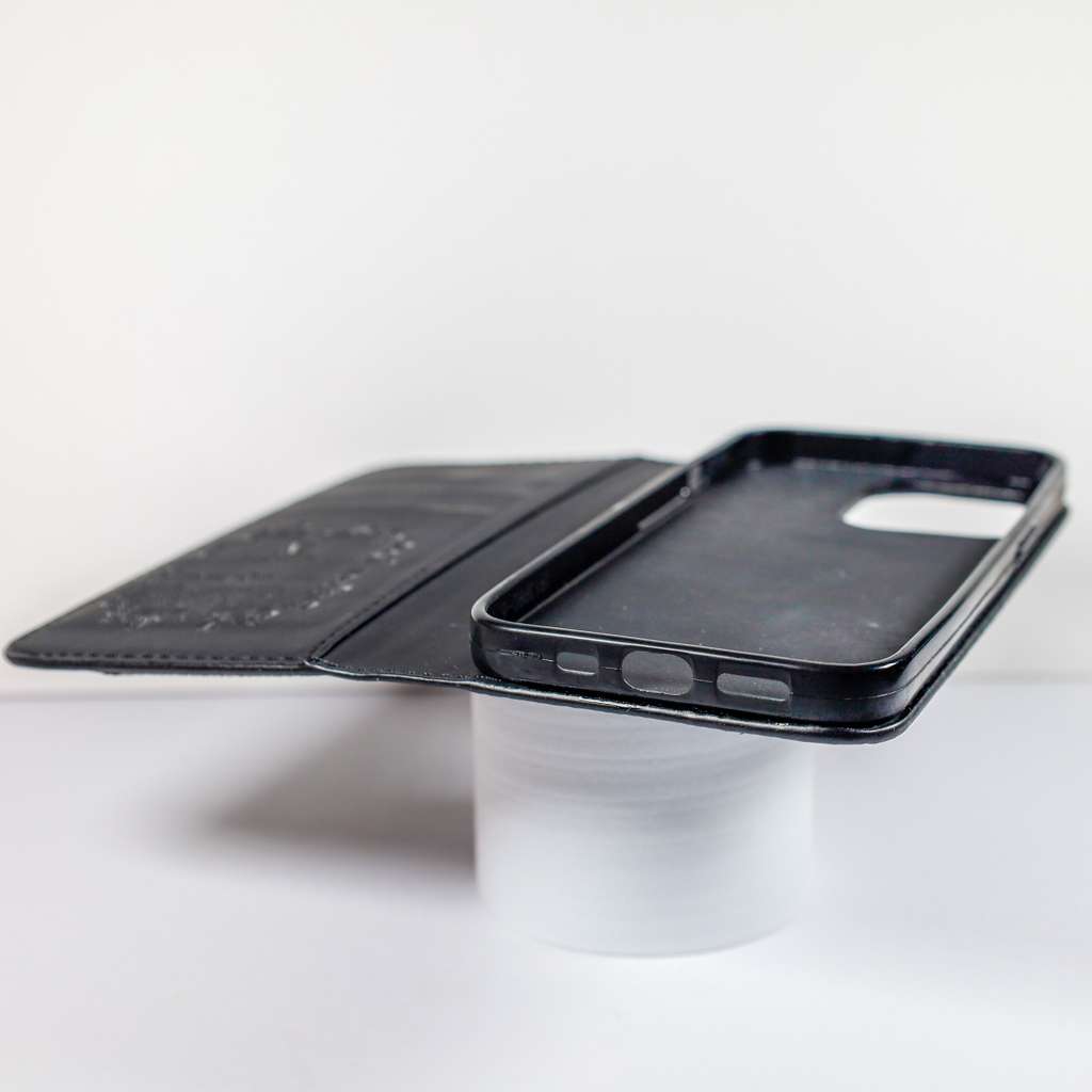 Luxury iPhone 11 Pro Max Case Black Patch