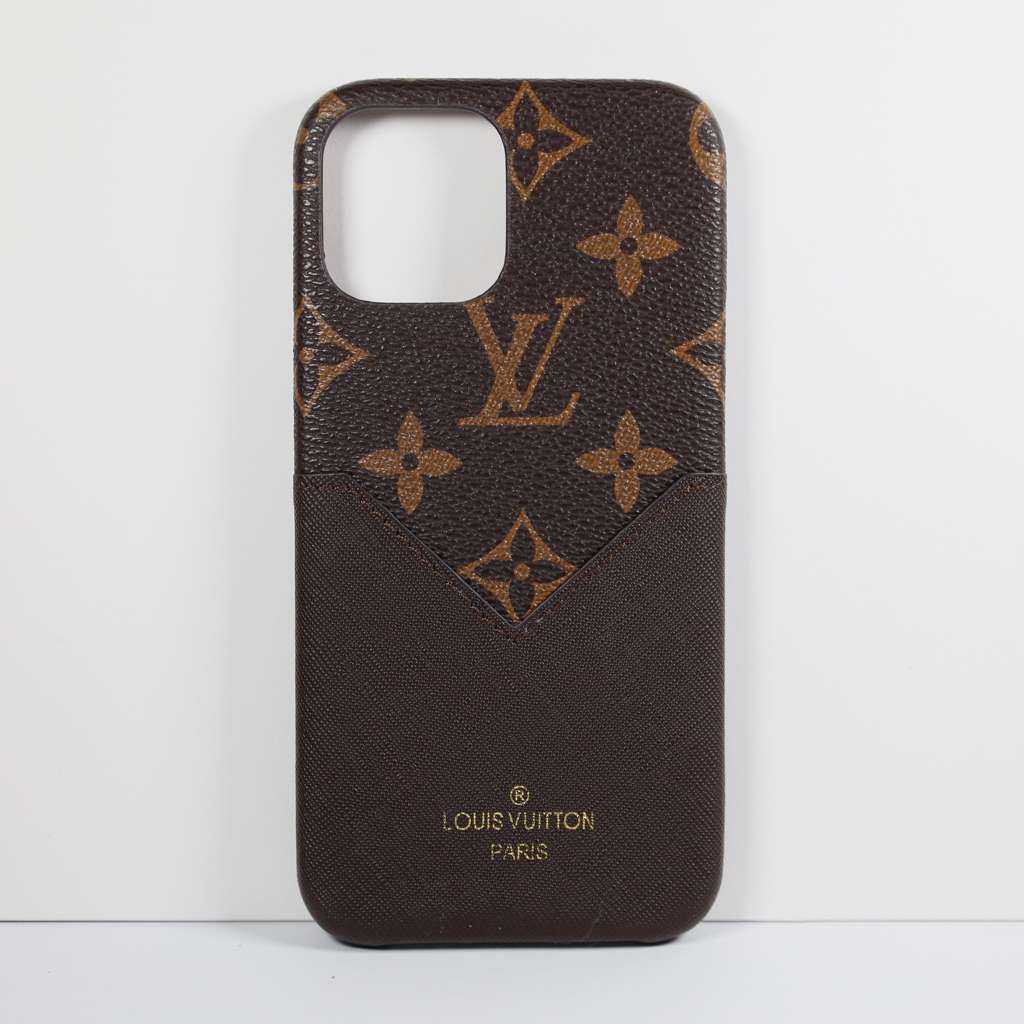 LV Card Holder iPhone Case&nbsp;Brown iPhone X 11 12 13 14 Pro Max