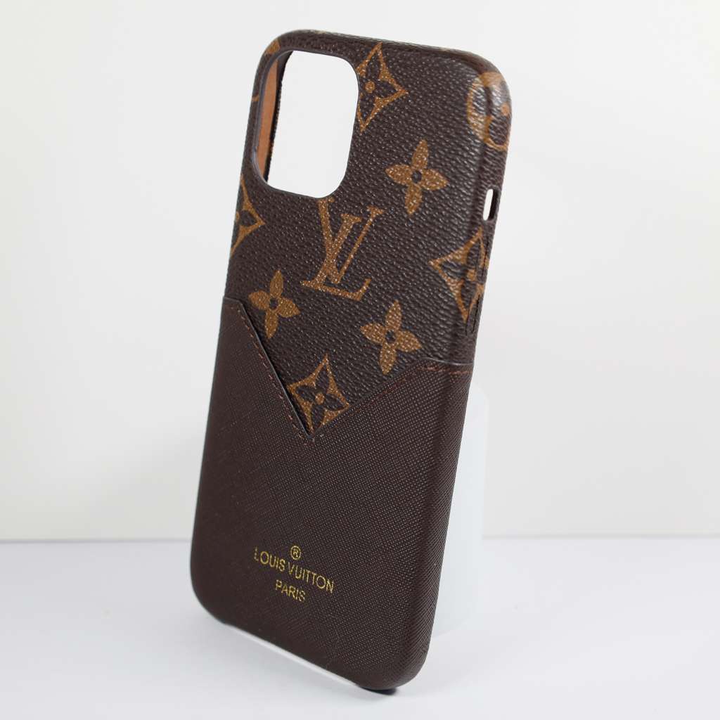 LV Card Holder iPhone Case&nbsp;Brown iPhone X 11 12 13 14 Pro Max