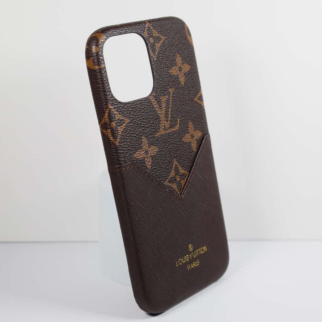 LV Card Holder iPhone Case&nbsp;Brown iPhone X 11 12 13 14 Pro Max