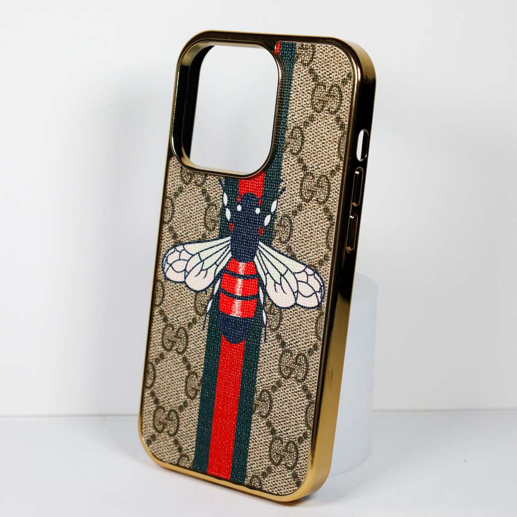 Gucci Case iPhone 1115 Pro Max Plus Electroplate Frame