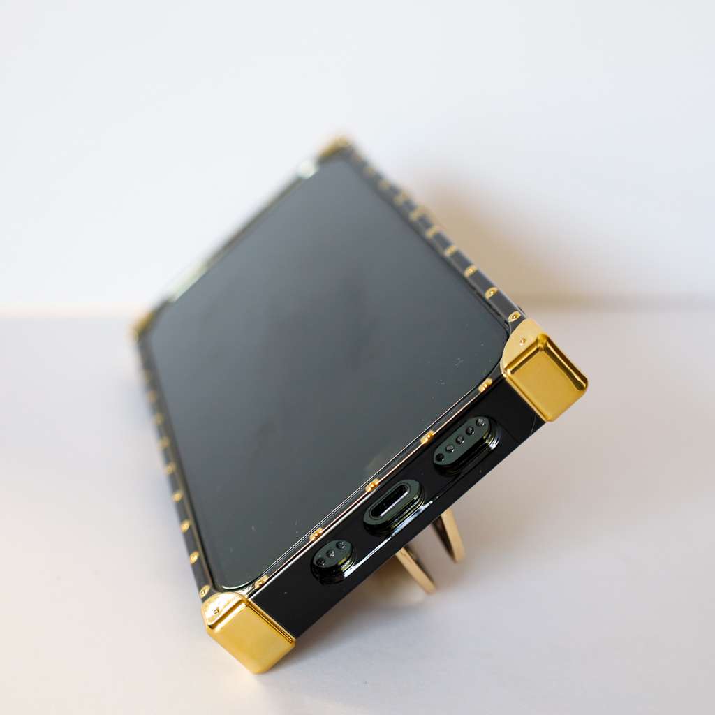 LV Trunk iPhone Case 11 12 13 14 Pro Max Plus with Kickstand
