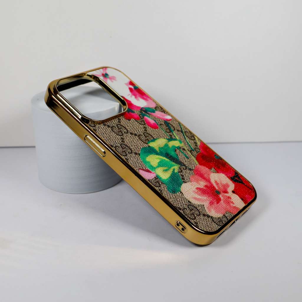 Gucci Bloom iPhone Case 11 12 13 14 15 16 Pro Max Plus / Red