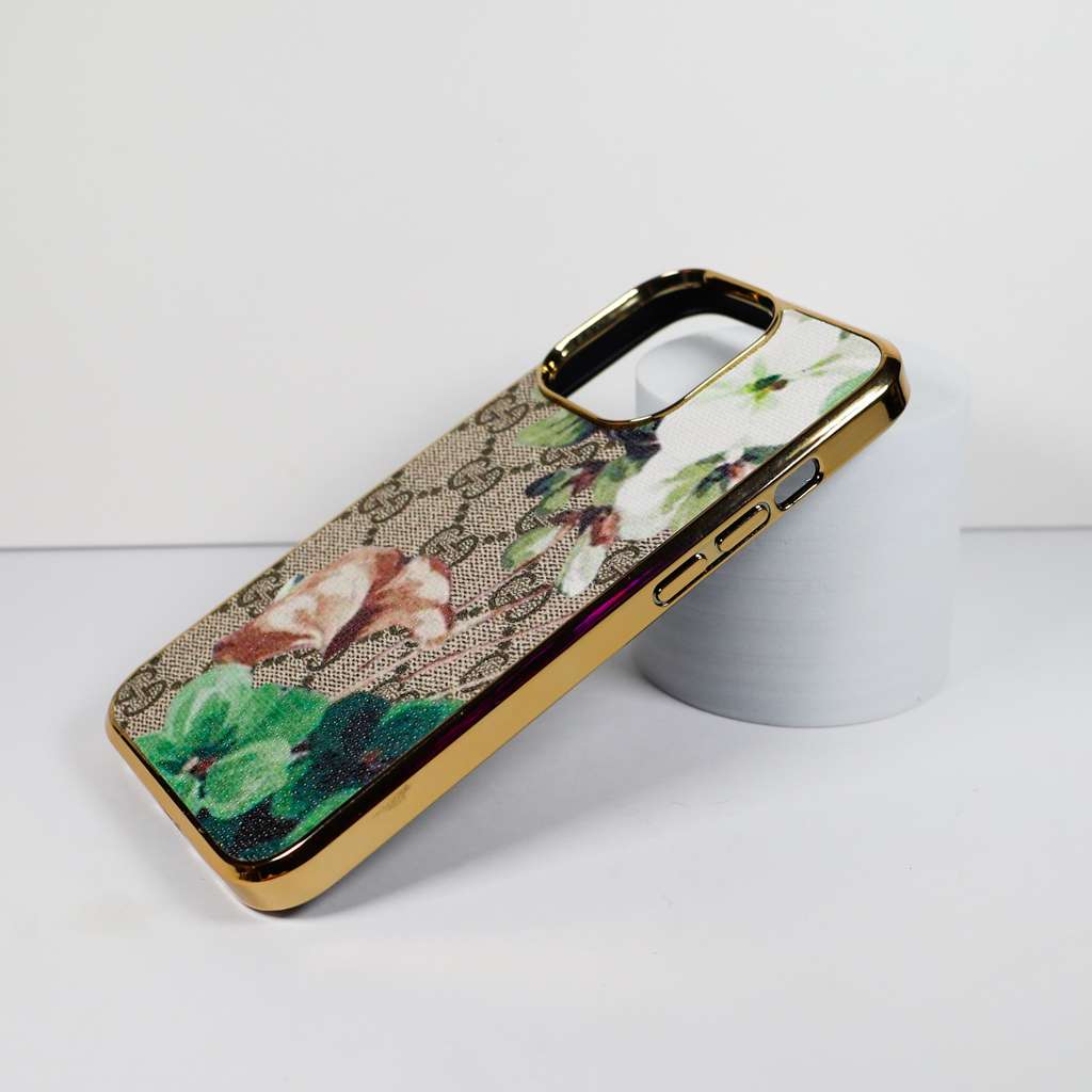 Gucci iPhone 1115 Plus Pro Max Case White Green Bloom