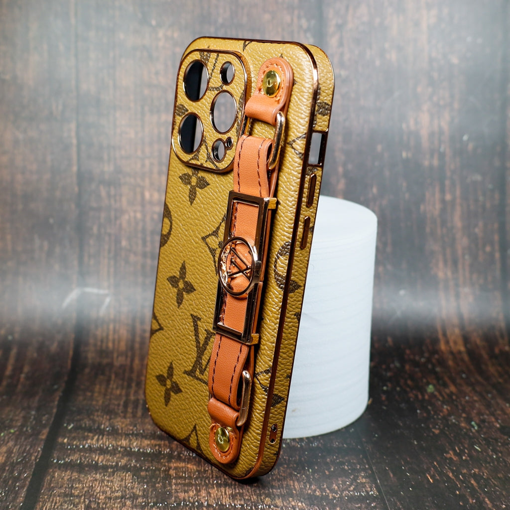LV iPhone Case with Strap Folding Style
