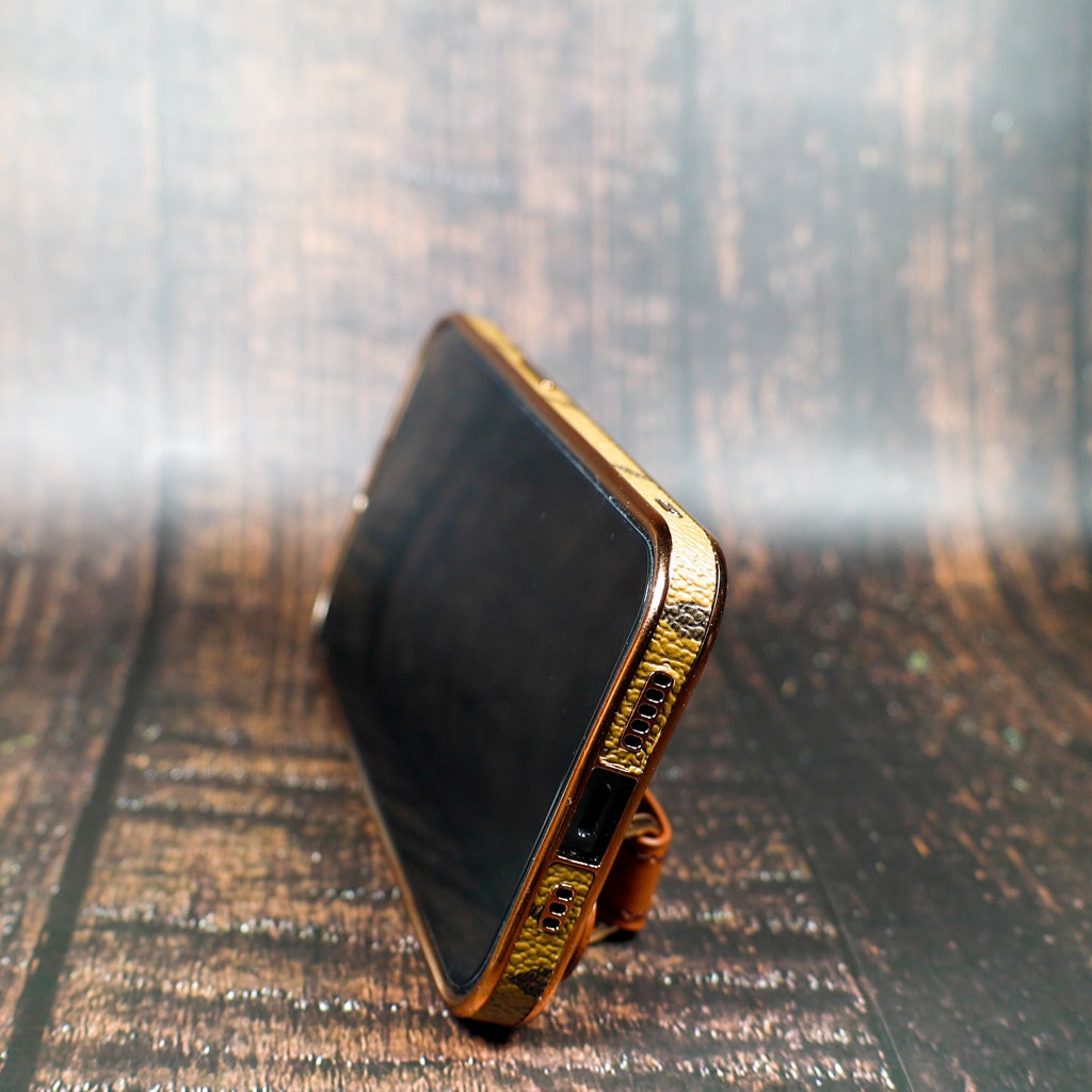 LV iPhone Case with Strap Folding Style