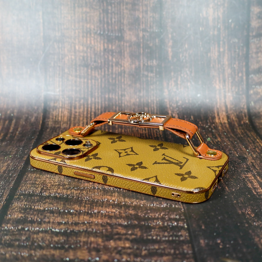 LV iPhone Case with Strap Folding Style