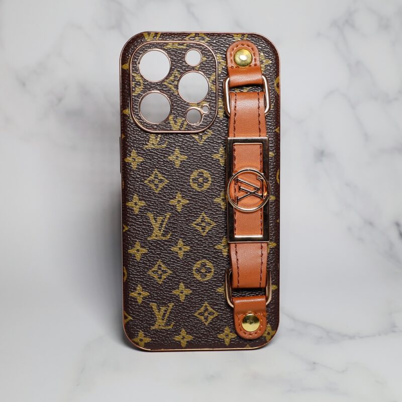 LV Cell Phone Case with Strap Folding Style