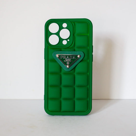 Prada Design iPhone Case 3D Pattern Plaid