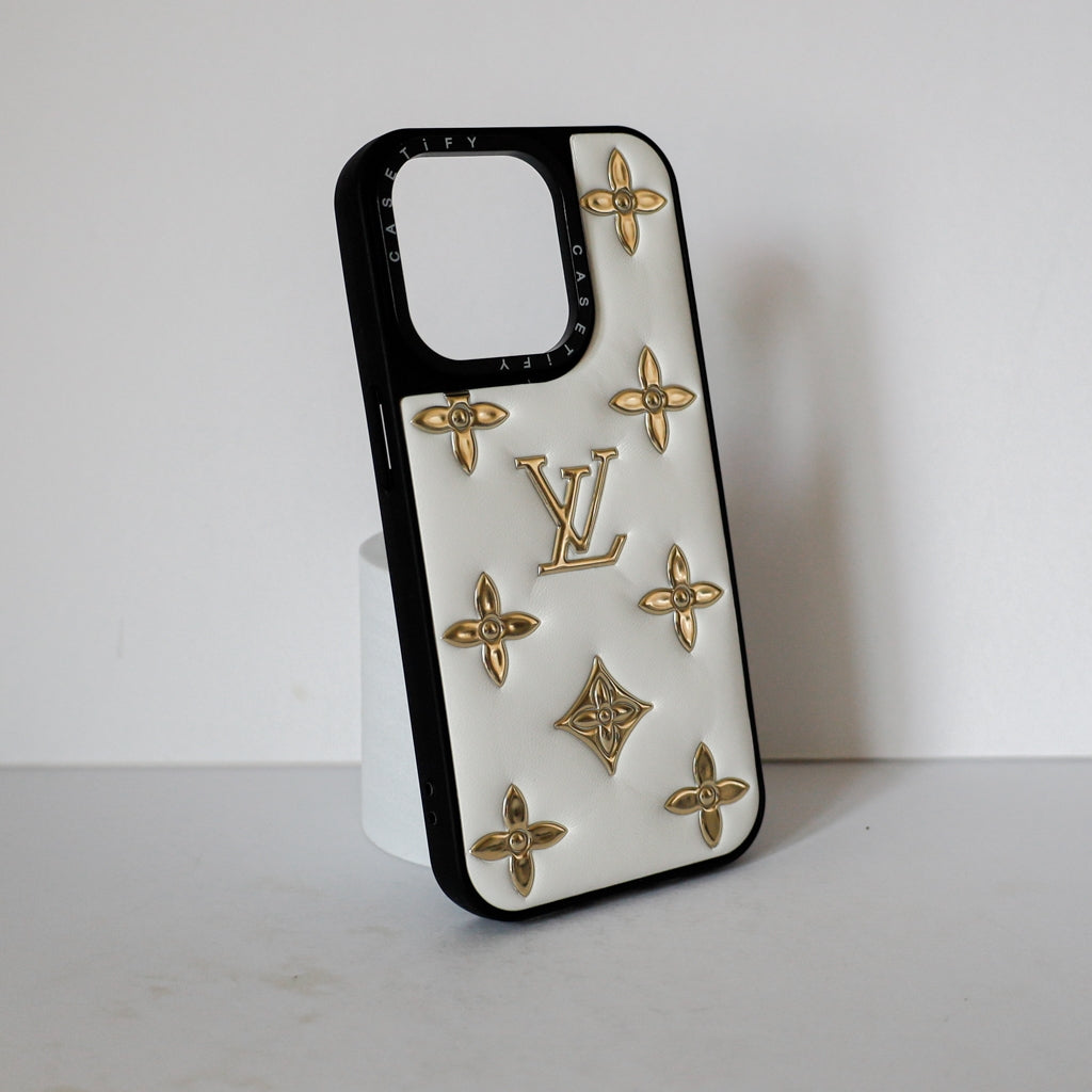 LV Phone Case Stamped Letters Design for 11 12 13 14 Pro Max
